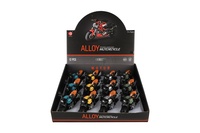 Motorka plastová 13cm na zpětné natažení se světlem a zvukem různé druhy