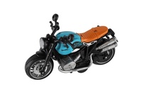 Motorka plastová 13cm na zpětné natažení se světlem a zvukem různé druhy