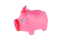 Pokladnička prasátko plast 16x12cm 2 barvy v síťce