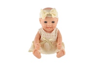 Panenka/miminko měkké tělo plast 20cm mix druhů 12ks v boxu