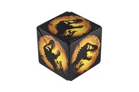 Hlavolam kostka magnetická dinosaurus plast 2 druhy v krabičce 6x6x6cm