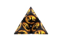 Hlavolam kostka magnetická dinosaurus plast 2 druhy v krabičce 6x6x6cm