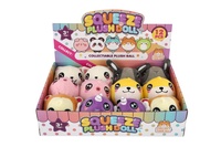 Zvířátko plyš 9cm 6 druhů 12ks v boxu