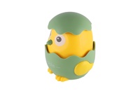 Kuřátko Zmáčkni a jeď plast 7x8cm na setrvačník 4 barvy 16 ks v boxu