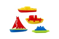 Sada do vany lodičky 4ks plast v síťce 10x13cm 18m+