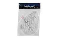 Křídla anděl s hůlkou nylon v sáčku 30,5x46x1cm karneval