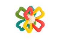 Točáček kytka babyted silikon/plast 9,5x5cm na kartě 0m+