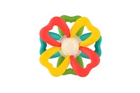 Točáček kytka babyted silikon/plast 9,5x5cm na kartě 0m+