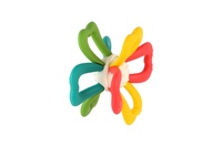 Točáček kytka babyted silikon/plast 9,5x5cm na kartě 0m+