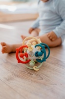 Koulíček babyted chrastítko silikon/plast 13x9cm v krabičce 6m+