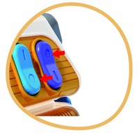 Edukáček babyted plast 11x12cm v krabici 6m+