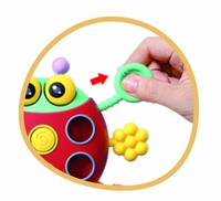 Tahoulíček beruška babyted plast 15x11cm v krabici 6m+