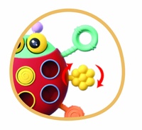 Tahoulíček beruška babyted plast 15x11cm v krabici 6m+