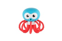 Chrastítko chobotnice plast 8x8cm na kartě 0m+