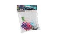 Mořská zvířátka 10ks plast 2 barvy v sáčku