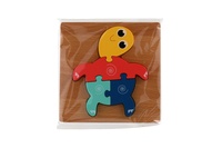 Vkládačka dřevěná zvířátka + dopravní prostředky mix druhů v sáčku