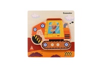 Vkládačka dřevěná dopravní prostředky mix druhů v sáčku