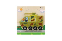 Vkládačka dřevěná dopravní prostředky mix druhů v sáčku