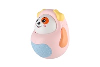 Roly Poly pes/pejsek plast 10cm se zvukem 2 barvy v krabičce 14x18x10cm 3m+