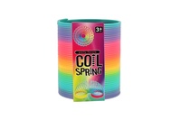 Spirála/pružina duhová plast průměr 8,5cm 6ks v boxu