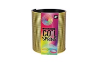 Spirála/pružina kovový efekt plast průměr 8,5cm 3 barvy 6ks v boxu