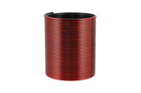 Spirála/pružina kovový efekt plast průměr 8,5cm 3 barvy 6ks v boxu