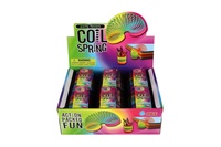 Spirála pružina barevná plast průměr 8,5cm