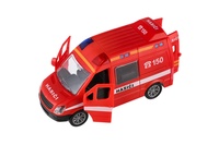 Auto hasiči plastové 12cm na setrvačník
