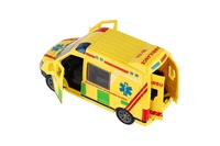 Auto ambulance plastové 12cm na setrvačník