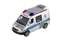 Auto policie plastové 15cm se zvukem se světlem na setrvačník