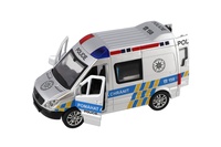 Auto policie plastové 15cm se zvukem se světlem na setrvačník