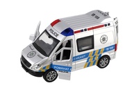 Auto policie plastové 15cm se zvukem se světlem na setrvačník