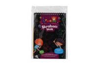 Škrabací/Vyškrabovací notes barevný created 10 listů 14x20cm v sáčku