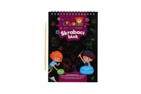 Škrabací/Vyškrabovací notes barevný created 10 listů 14x20cm v sáčku