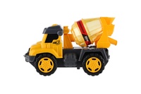 Auto stavební nákladní kov/plast 13cm na setrvačník 4 druhy 8ks v boxu