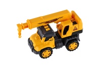 Auto stavební nákladní kov/plast 13cm na setrvačník 4 druhy 8ks v boxu