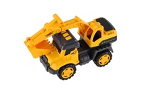 Auto stavební nákladní kov/plast 13cm na setrvačník 4 druhy 8ks v boxu