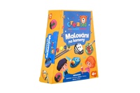 Malování na kameny/oblázky s barvami se štětci created v krabičce 19x14x5cm