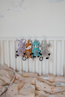 Slon babyted chrastítko plyš 30cm závěs na postýlku/kočárek na kartě v sáčku 0m+