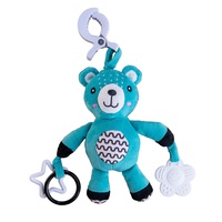 Medvídek babyted chrastítko plyš 30cm závěs na postýlku/kočárek na kartě v sáčku 0m+