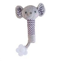 Slon babyted pískátko/kousátko plyš 25cm na kartě v sáčku 0m+