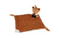 Srneček usínáček babyted, kousátko, chrastítko plyš 25x25cm na kartě v sáčku 0m+