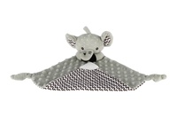 Slon usínáček babyted kousátko, chrastítko plyš 25x25cm na kartě v sáčku 0m+