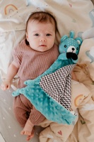 Medvídek usínáček babyted kousátko, chrastítko plyš 25x25cm na kartě v sáčku 0m+