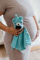 Medvídek usínáček babyted kousátko, chrastítko plyš 25x25cm na kartě v sáčku 0m+