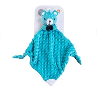 Medvídek usínáček babyted kousátko, chrastítko plyš 25x25cm na kartě v sáčku 0m+