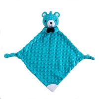 Medvídek usínáček babyted kousátko, chrastítko plyš 25x25cm na kartě v sáčku 0m+