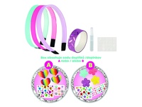 Kreativní sada Vytvoř si čelenku 2 druhy v krabičce 19x23x5cm 8ks v boxu