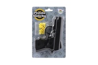 Pistole na kuličky plast 14cm + kuličky na kartě 13x20cm