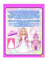 Kouzelné malování vodou/blok s tužkou princezny created 4 listy 17x23x2cm